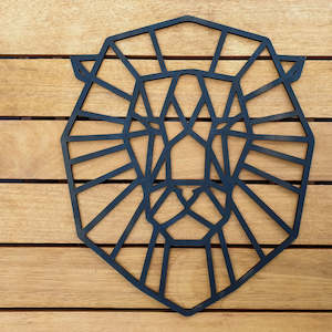 Wall Art: Geometric Lion King