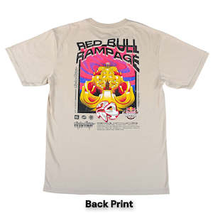 TROY LEE DESIGNS X REDBULL RAMPAGE ALTERED REALITY SHORT SLEEVE TEE CEMENT