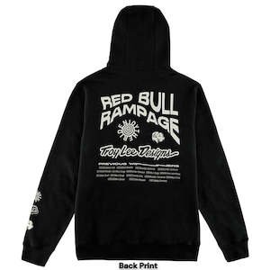TROY LEE DESIGNS X REDBULL RAMPAGE MIND MELT PULLOVER HOODIE BLACK