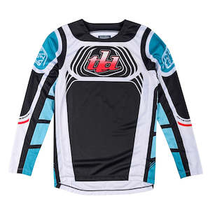 Youth: YOUTH GP PRO JERSEY WAVEZ PHANTOM / TURQUOISE