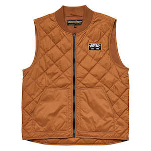 Moto Jackets: RUCKUS RIDE VEST MONO DARK CANVAS