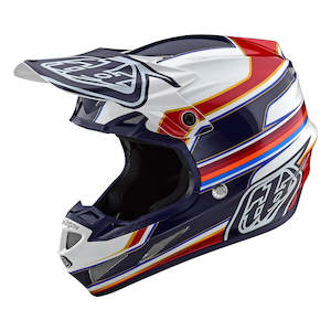 Moto Helmets Se4 Composite: SE4 ECE COMPOSITE SPEED WHITE / RED