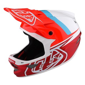 Bike Helmets D3 Helmets: D3 AS FIBERLITE HELMET SLANT RED
