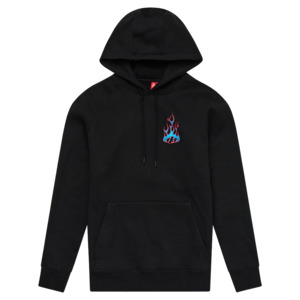 Sportswear Mens Fleece: PULLOVER HOODIE TORCHED BLACK