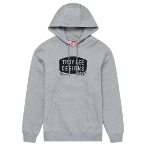 Sportswear Mens Fleece: PULLOVER HOODIE STAMP GRAY HEATHER