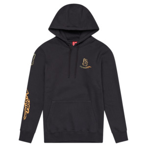 Sportswear Mens Fleece: PULLOVER HOODIE PEACE OUT CARBON