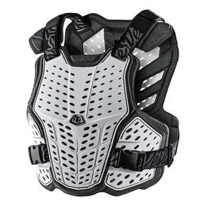 Moto Youth: YOUTH ROCKFIGHT CHEST PROTECTOR WHITE
