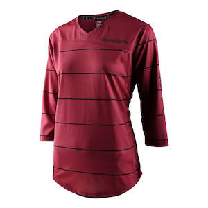 WOMENS MISCHIEF JERSEY PINSTRIPE ELDERBERRY