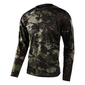 Bike Collections Bike Flowline: FLOWLINE LS JERSEY COVERT ARMY GREEN
