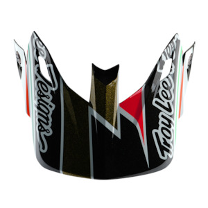 Moto Helmet Parts: SE5 VISOR LABYRINTH BLACK