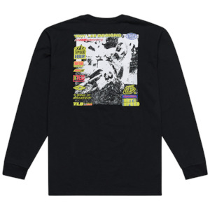 LONG SLEEVE TEE OVERLOAD BLACK