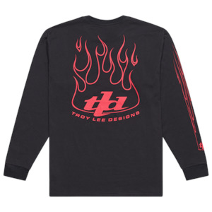 LONG SLEEVE TEE TORCHED CARBON