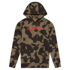 YOUTH PULLOVER SIGNATURE OLIVE CAMO