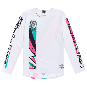 Bike Jerseys: SPRINT JERSEY FULL PULL CHALK