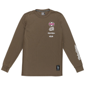 SKYLINE LONG SLEEVE RIDE TEE WORLDWIDE CAPER