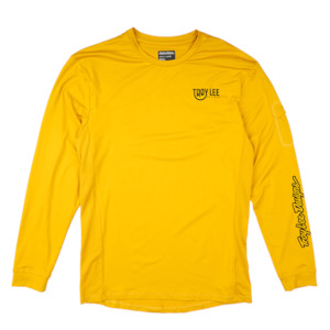 Bike Youth: YOUTH RUCKUS LONG SLEEVE RIDE TEE EYEZ SAFRON