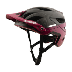 Bike Helmets: A3 AS HELMET SRAM BLACK / BERRY
