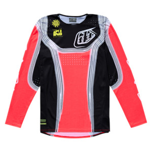 Moto Jersey: SE PRO JERSEY STRIPES INFRA RED / BLACK