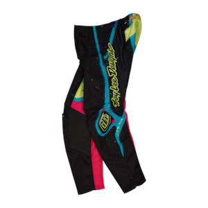 Moto Youth: YOUTH GP PRO PANT MEMBRANE BLACK / GLO YELLOW