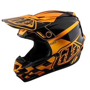 YOUTH GP HELMET CHECK UP GOLD / BLACK