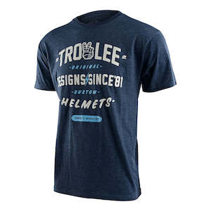 ROLL OUT SHORT SLEEVE TEE NAVY HEATHER