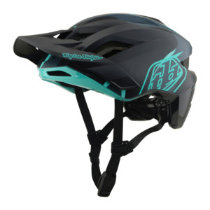 FLOWLINE SE AS HELMET BADGE CARBON / REAL TEAL