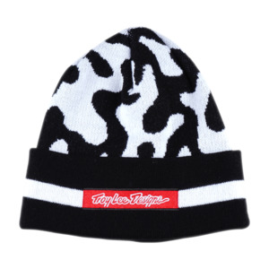 Sportswear Mens Sportswear: FLOW CAMO BEANIE BLACK / WHITE