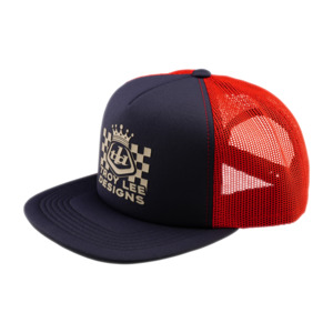 FRIDAY NIGHT TRUCKER SNAPBACK RED / INDIGO