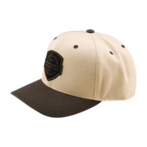 IMPRINT CURVED SNAPBACK HAT PUMICE / BLACK