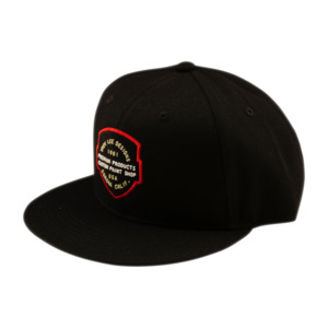 Sportswear Mens Sportswear: IMPRINT FLAT BILL SNAPBACK BLACK