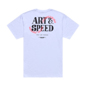 Sportswear Mens Sportswear: PINK SLIPS SHORT SLEEVE TEE WHITE
