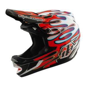 D4 AS COMPOSITE HELMET OVERSPRAY WHITE / RED