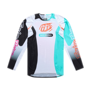 Moto Jersey: SE PRO JERSEY SEVER WHITE / TEAL