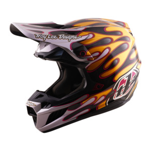 Moto Helmets: SE5 ECE CARBON HELMET OVERSPRAY BLACK / GOLD