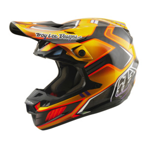 Moto Helmets: SE5 ECE CARBON HELMET CREST GOLD