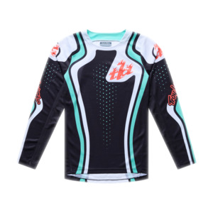 YOUTH GP PRO JERSEY ROLLER BLACK / TEAL