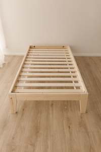 Affordable Wooden Bed Frame: King Single Bed Frame