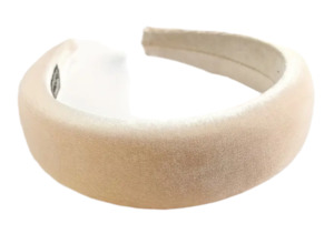 Hair: Velvet Headband Cream