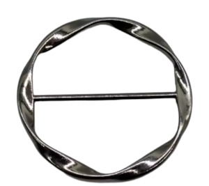 Scarves: Gunmetal Buckle