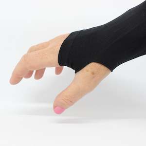 New Arrivals 1: SPF 99.9% And UPF 50+ Protective Sleeves With Hole For Thumb Black