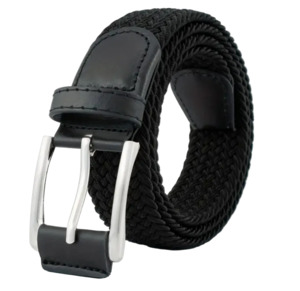 All: Unisex Stretch Mesh Belt With Black Trim 115cm