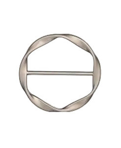 Scarves: Matt Silver Buckle