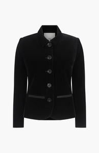 Harris Tapper Black Velvet Bardot Blazer