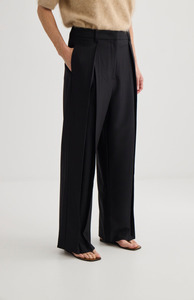 The Workwear Edit: Laing Black Invert Pleat Trouser