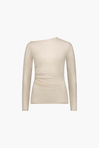 Caitlin Crisp Vanilla Beau Merino Top