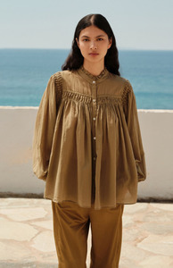 The Transition Edit: Devotion Khaki Voile Shirt