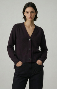 The Transition Edit: Aleger Eggplant Most Favourite Cardigan