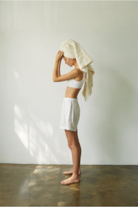 Baina Ivory Saint Clair Bath Towel