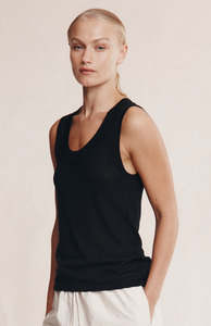 We Wear New Zealand: Marle Black Veneda Singlet