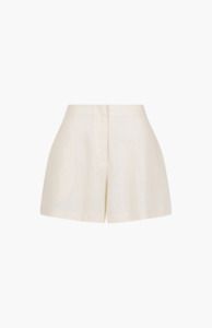 Shorts: Morrison Ecru Linen Short